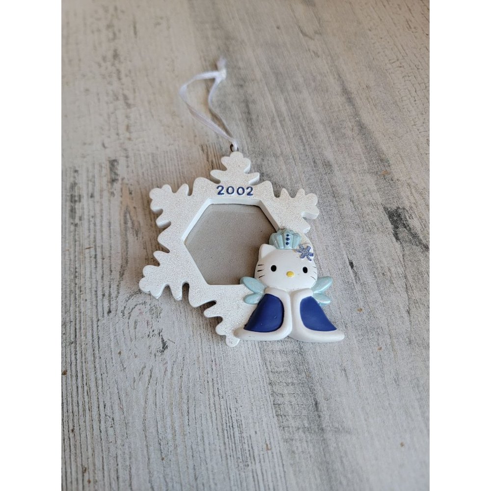 Hello Kitty 2002 vintage snow queen mini photo‎ frame ornament Xmas